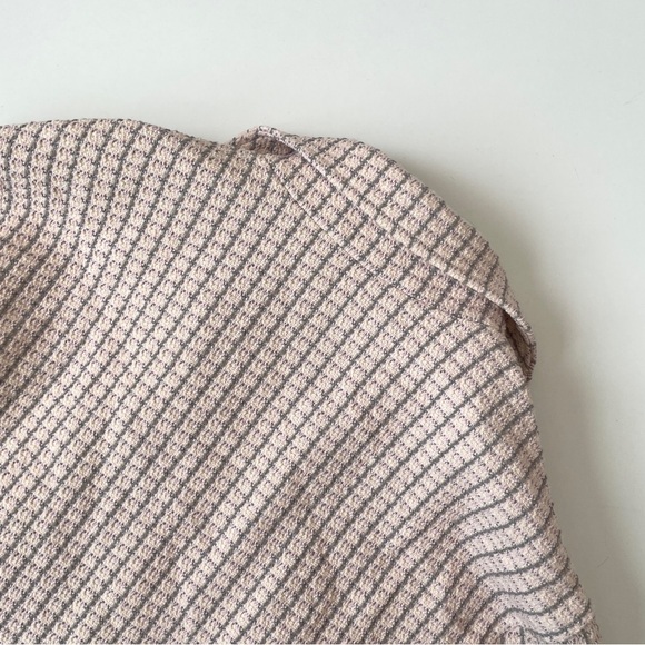 Club Monaco Women's Khaki Geo Print Crop Jacket in Pink Mix / Rose, Size XS - Picture 11 of 13